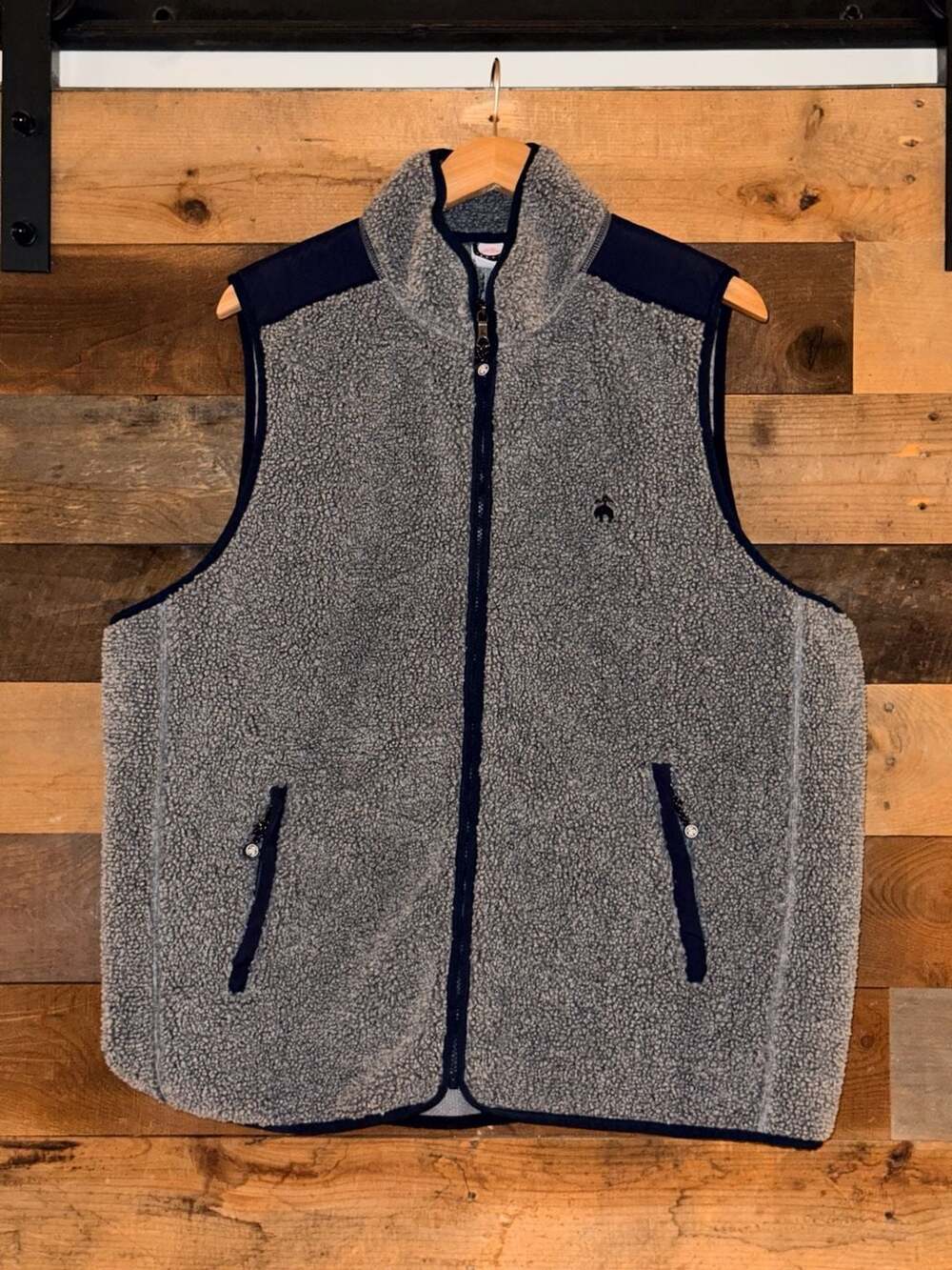 Brooks Brothers Teddy Fleece Sherpa Vest Men's XL 0793